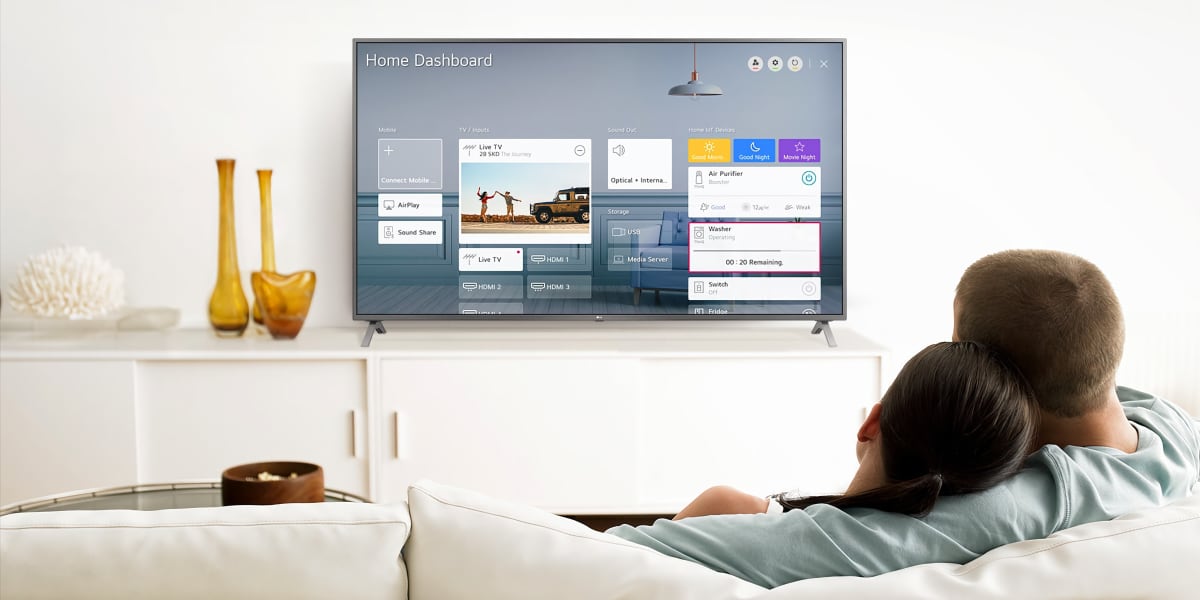 LG 2020 LCD med AirPlay 2 LG 2020 LCD