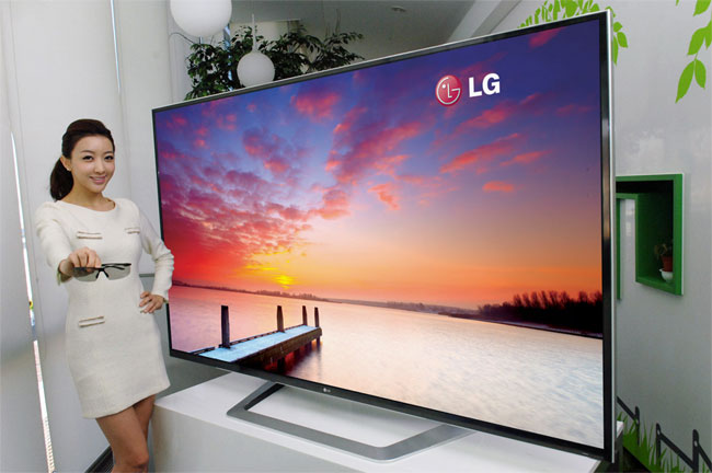 LG vil afsløre 84-tommer 4K 3DTV på CES 2012