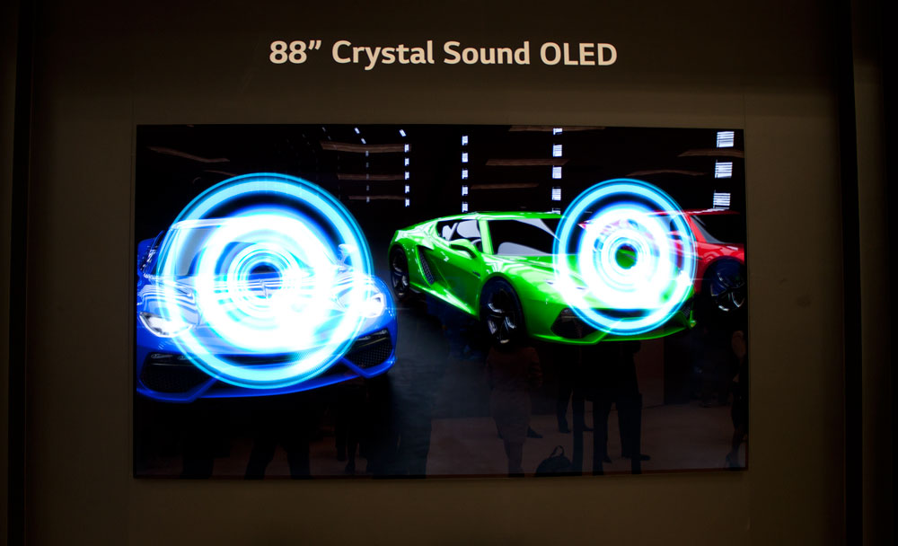 LG Display 88-inch OLED with Dolby Atmos LG Display 88-inch OLED with Dolby Atmos
