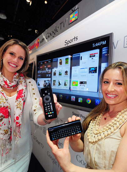 Klik for større billede LGs Google TV implementering