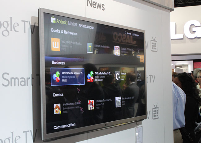 Klik for større billede LGs Google TV