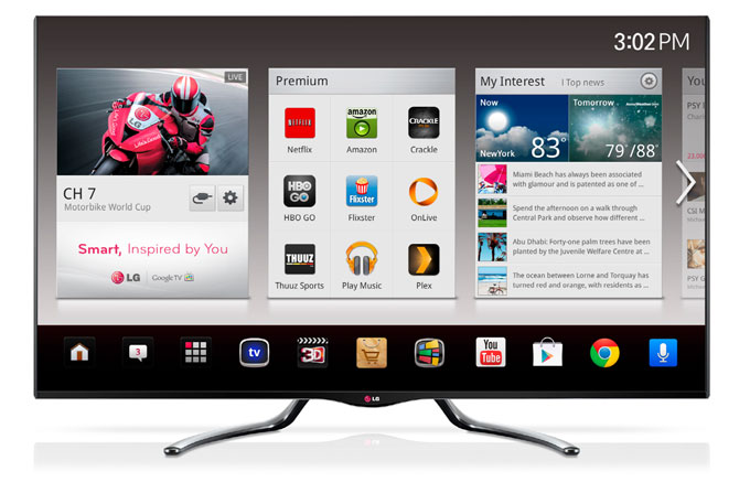 Click to enlarge LG Google TV