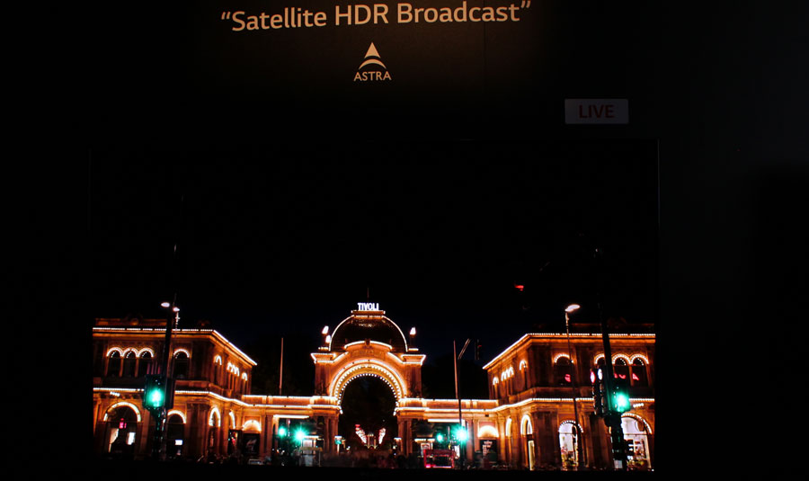 LG HDR demo på IFA 2015