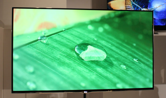 Klik for større billede LGs 55-tommer OLED-TV