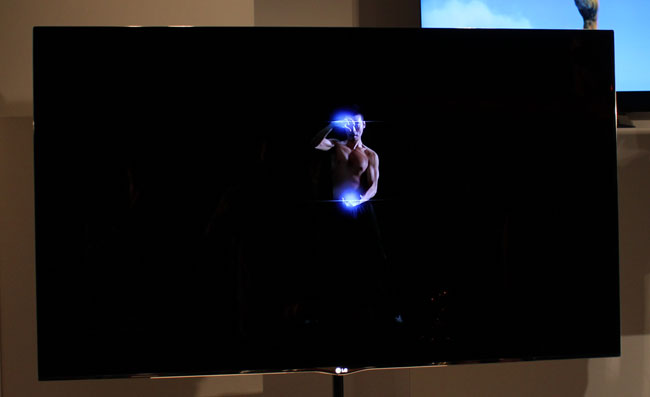 Klik for større billede LGs 55-tommer OLED-TV