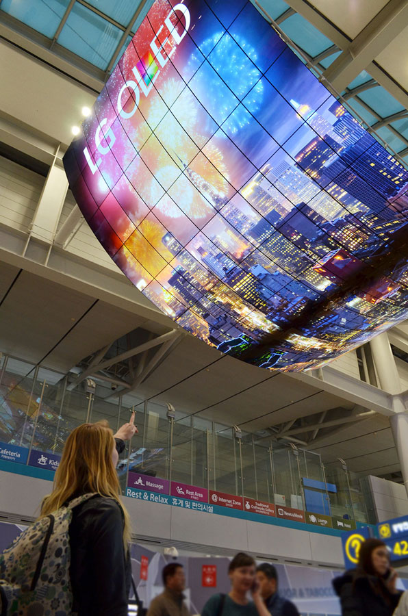 LG OLED display i Incheon LG OLED display i Incheon