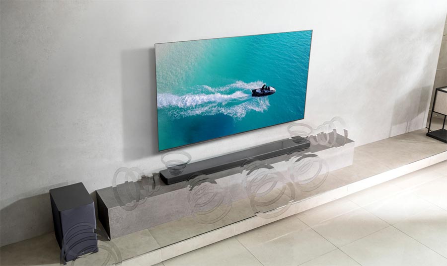 LG SK10Y Atmos soundbar LG SK10Y Dolby Atmos soundbar