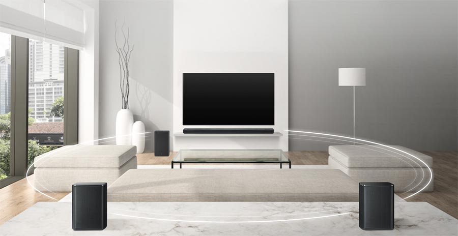 LG SK10Y Atmos soundbar LG SK10Y Dolby Atmos soundbar