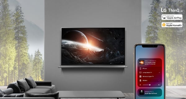 LG TV AirPlay 2 og HomeKit