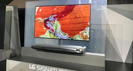 LG W7 wallpaper OLED