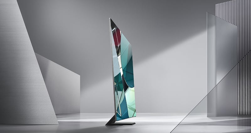 Samsung Q950TS rammeløst 8K TV