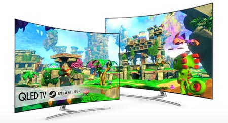 Steam Samusng TV