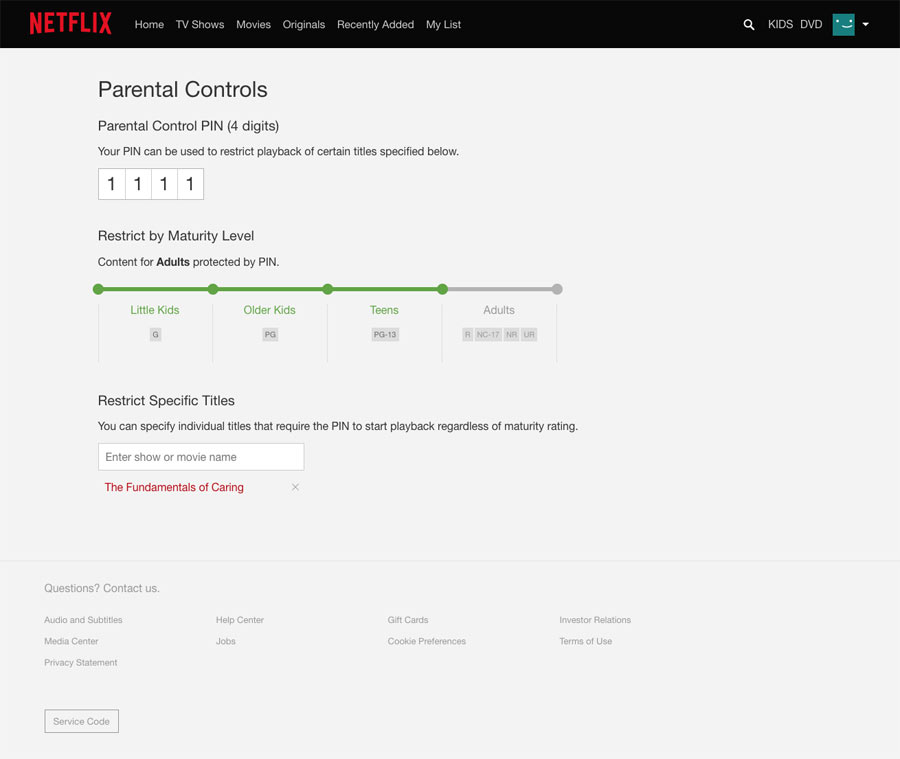Netflix forældrekontrol Netflix forældrekontrol