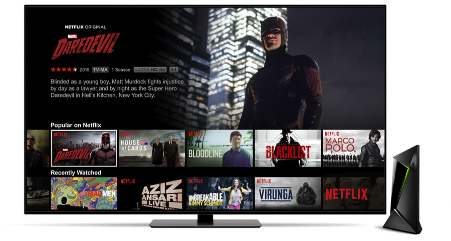 Nvidia Shield med Android TV Nvidia Shield med Android TV