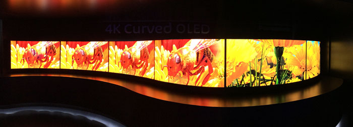 Panasonic kurvet OLED-TV