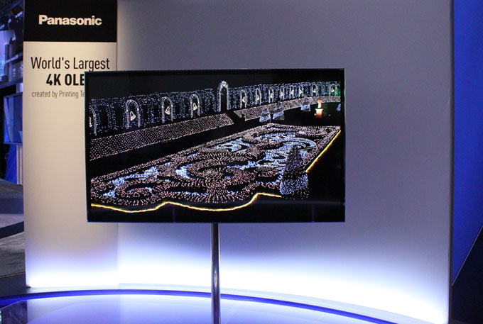 Klik for større billede Panasonics 4K OLED-TV