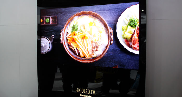 Panasonic 4K OLED TV på CES 2015 Panasonic 4K OLED TV på CES 2015