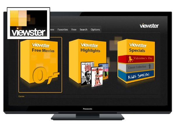 Viewster på Panasonics Tv med Viera Connect