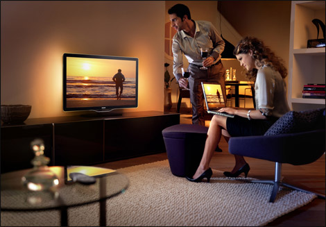 Klik for større billede Philips 2010 fladskærme med ny 8000 serie