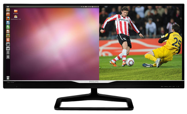 Klik for større billede Philips 21:9 monitor