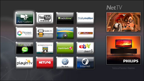 Klik for større billede Philips NET TV