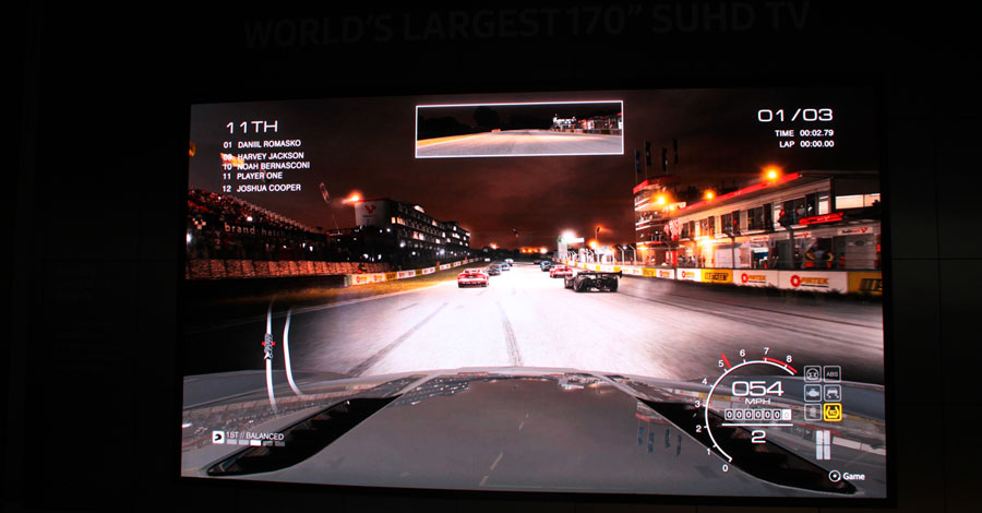 Samsung 170-tommer SUHD TV Samsung 170-tommer SUHD TV