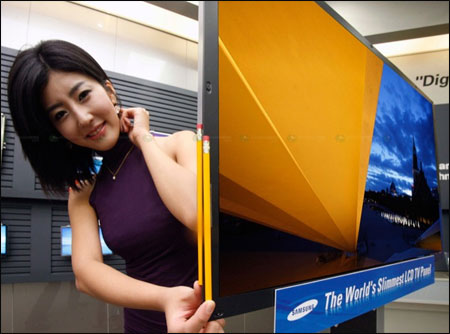 Klik for større billede Samsung 3,9 mm tyndt LED-TV