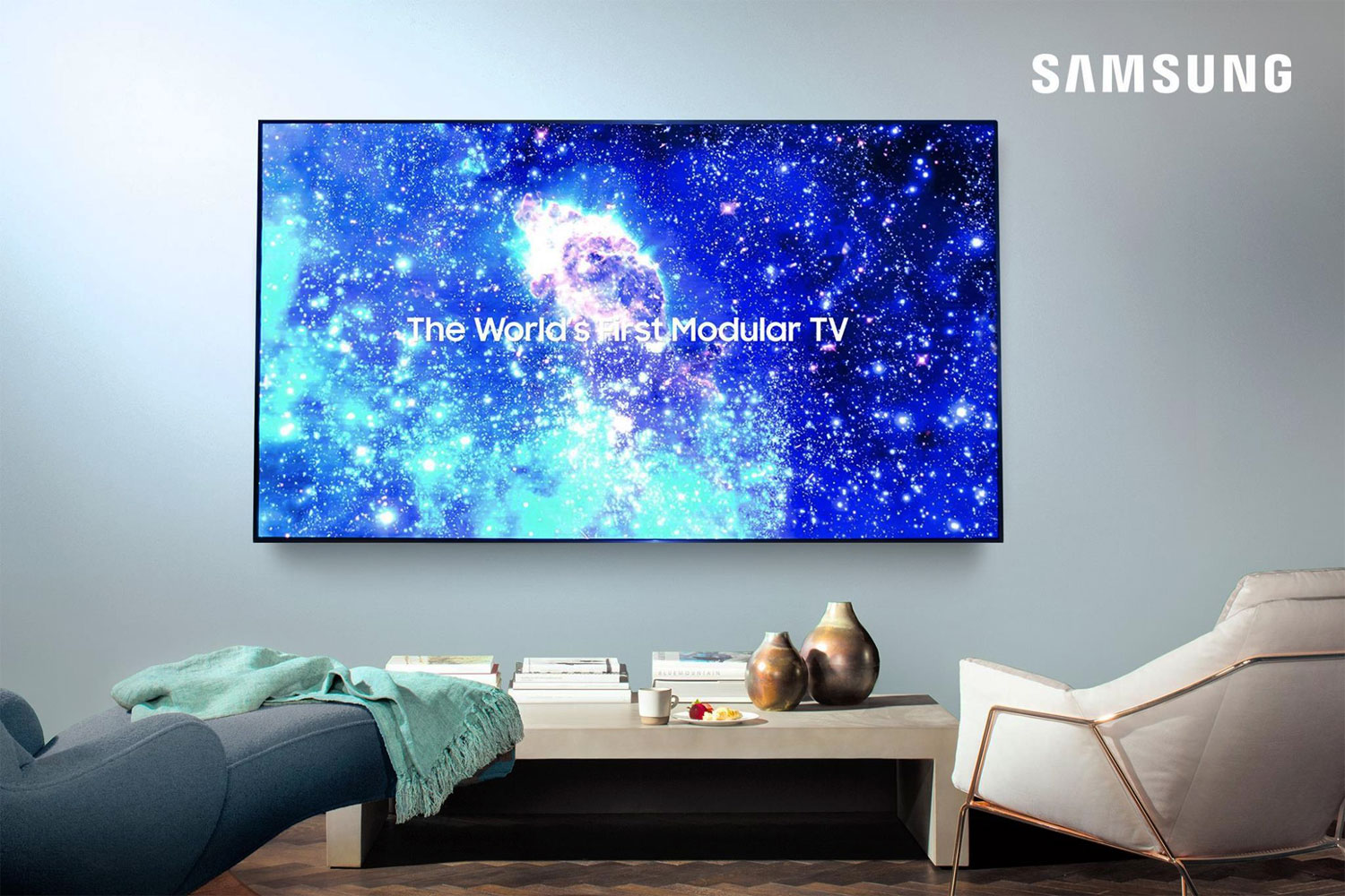 Bærbar middelalderlig Chaiselong Samsung vil lancere 75" microLED TV næste år - rygte - FlatpanelsDK