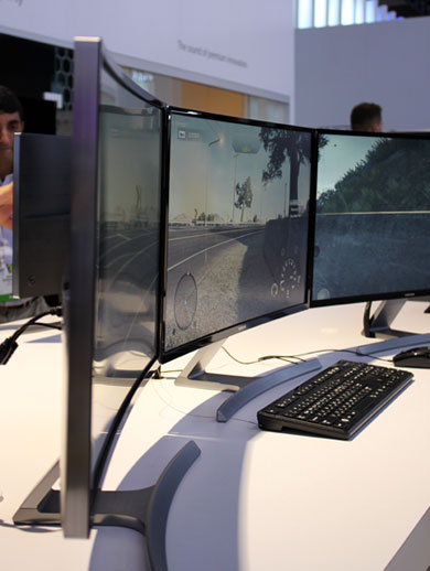 Samsung kurvet monitor