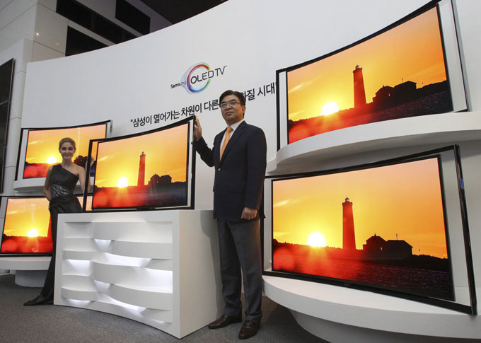 Samsungs kurvede OLED-TV