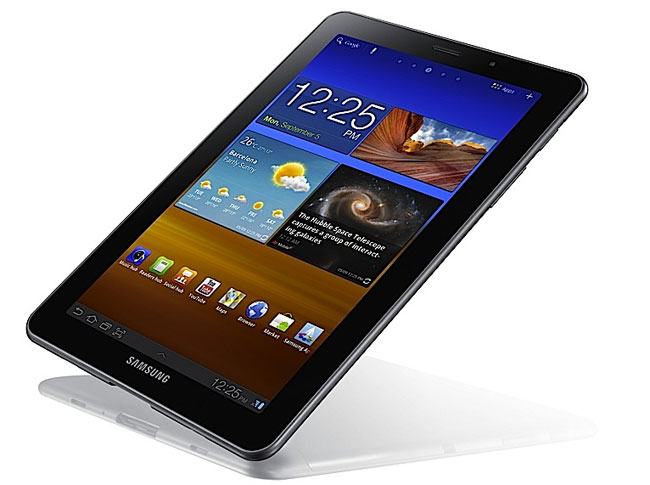 Samsung Galaxy 7,7 med Super AMOLED Plus-skærm