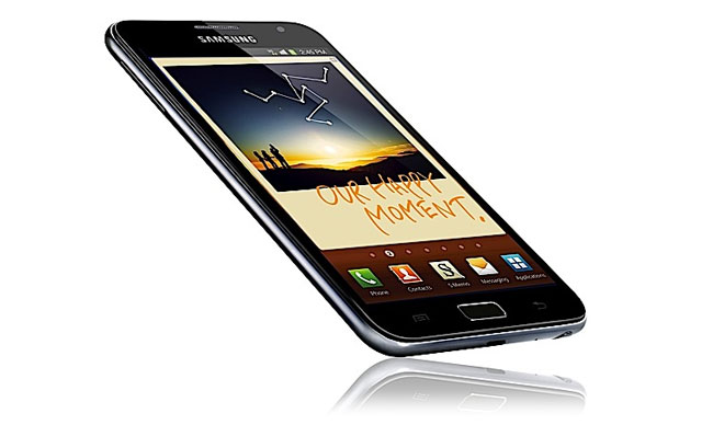 Samsung Note med Super AMOLED-skærm