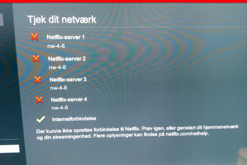 Fejl nw-4-8 på Samsung Smart TV Fejl nw-4-8 på Samsung Smart TV