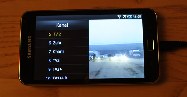 Se Tv-kanaler fra fladskærmen på mobiltelefonen