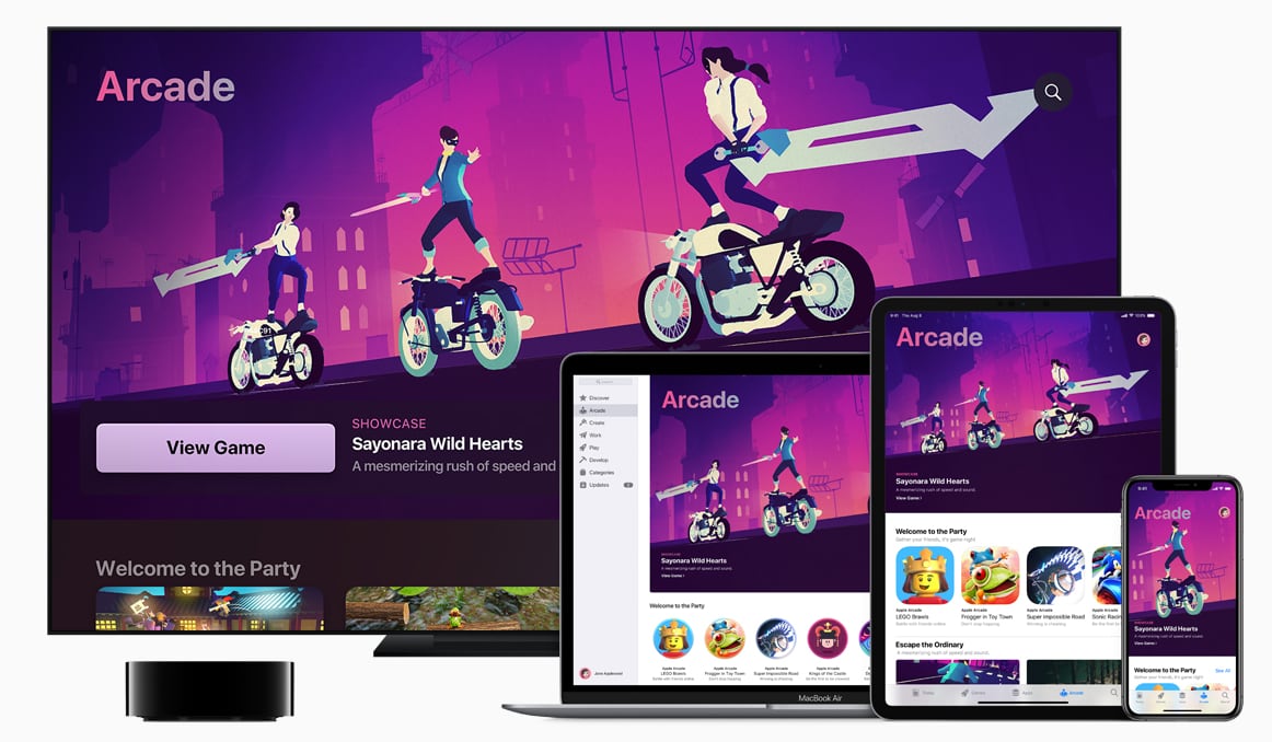 Apple Arcade på Apple TV