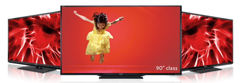 Sharp lancerer gigantisk 90" tv på - FlatpanelsDK