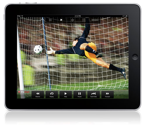 SlingPlayer på iPad