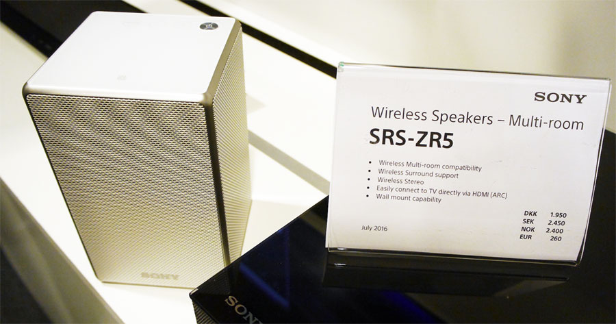 Sony ZR5 trådløs højttaler Sony ZR5 trådløs højttaler