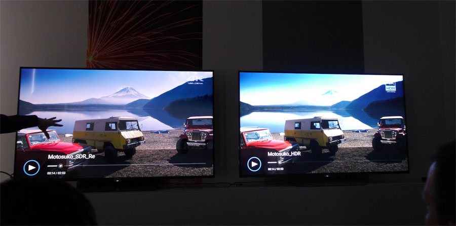 Sony XD85 4K vs. 4K HDR Sony XD85 4K vs. 4K HDR