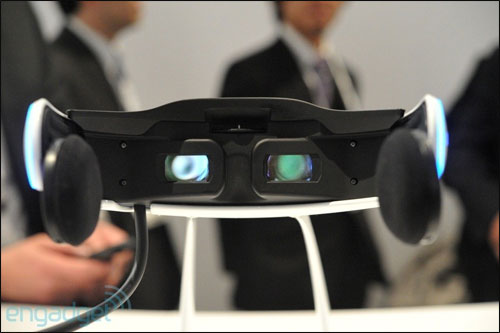Sony 3D-hjelm, Kilde: Engadget