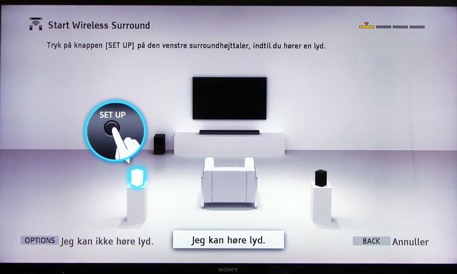 Sony NT5 opsætning
