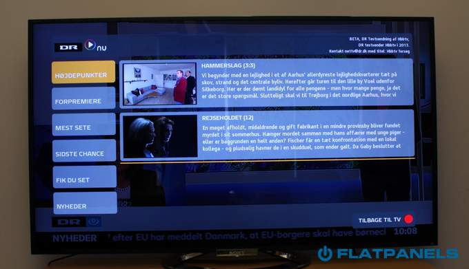 Sony W9 test