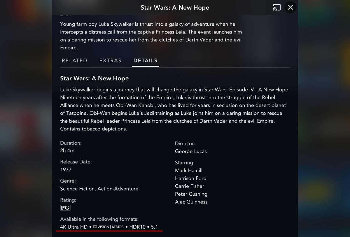 Klassisk Star Wars i 4K HDR Klassisk Star Wars i 4K HDR
