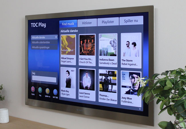 TDCs TV Apps via Tv-boksen