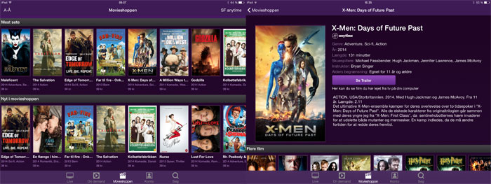 Telia TV Movieshoppen