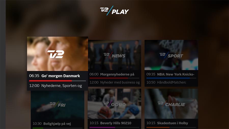 TV2 Play på Android TV