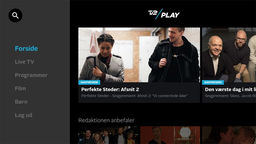 TV2 Play på Android TV