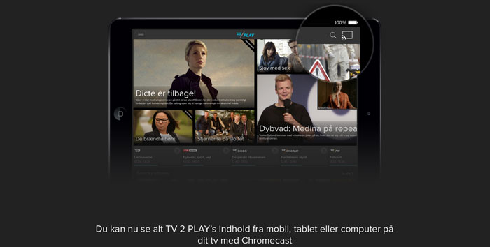 TV2 Play Chromecast