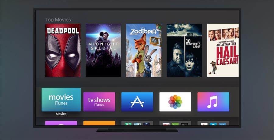 Apple TV nyt tvOS Apple TV nyt tvOS