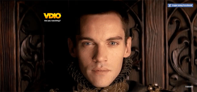 Klik for større billede Vdio er en nye video-on-demand-tjeneste